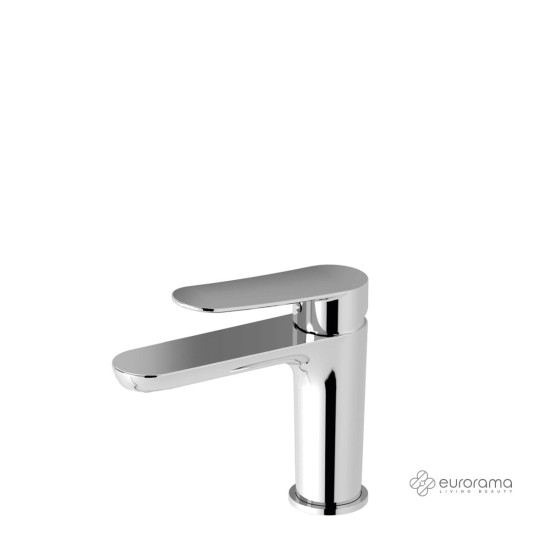 Eurorama Res Μπαταρία Νιπτήρος Με Αυτόματη Βαλβίδα Chrome