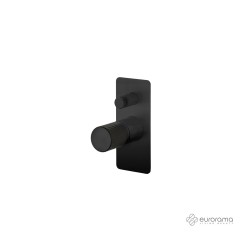 Eurorama Oso Μίκτης Εντοιχισμού Με Εκτροπέα Black Matt