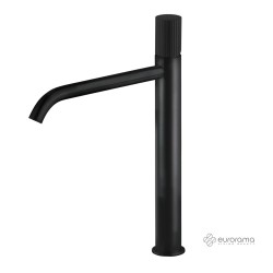 Eurorama Oso Μπαταρία Νιπτήρος Υψηλή με Βαλβίδα Clic-Clac Black Matt Eurorama Oso Μπαταρία Νιπτήρος Υψηλή με Βαλβίδα Clic-Clac Black Matt
