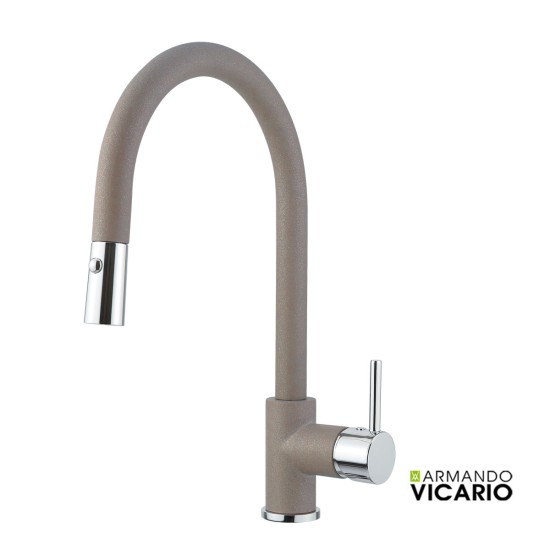 ARMANDO VICARIO Μπαταρία Νεροχύτη Fluo Concrete Gr