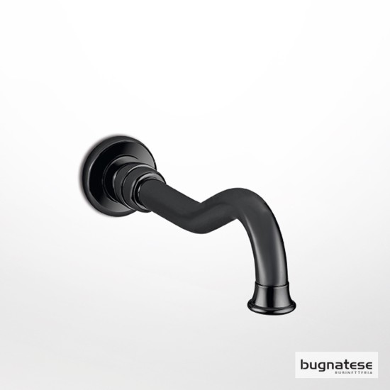 Bugnatese Oxford, Στόμιο (Εκροή) 19cm, Black Matt Bugnatese Oxford, Στόμιο (Εκροή) 19cm, Black Matt