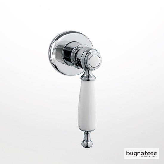Bugnatese Oxford, Εκτροπέας Εντοιχισμού 3 Εξόδων , Χρωμέ - White Bugnatese Oxford, Εκτροπέας Εντοιχισμού 3 Εξόδων , Χρωμέ - White