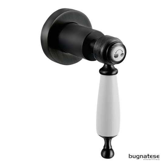 Bugnatese Oxford, Εκτροπέας Εντοιχισμού 3 Εξόδων , Black Matt Bugnatese Oxford, Εκτροπέας Εντοιχισμού 3 Εξόδων , Black Matt