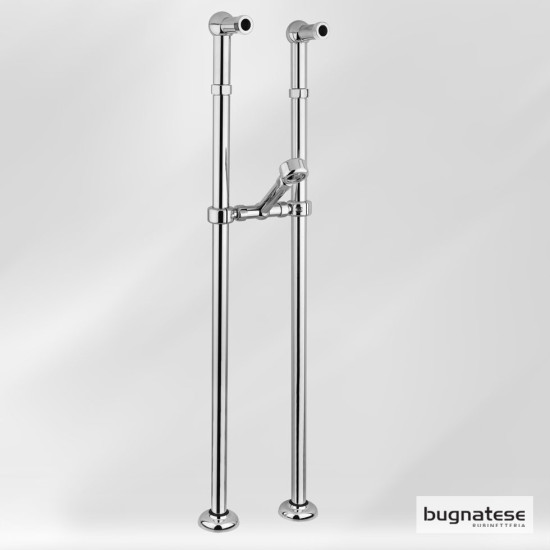 Bugnatese Πόδια (Ζέυγος) για Επιδαπέδια Μπαταρία Λουτρού, Χρωμέ