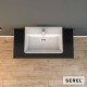 Serel Tetra,  Επιτραπέζιος - Κρεμαστός Νιπτήρας 60x42cm, Λευκός