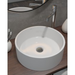 Excel Canto, Νιπτήρας Ελεύθερος Τοποθέτησης 39,5x39,5x14,5cm, Λευκός Excel Canto, Νιπτήρας Ελεύθερος Τοποθέτησης 39,5x39,5x14,5cm, Λευκός