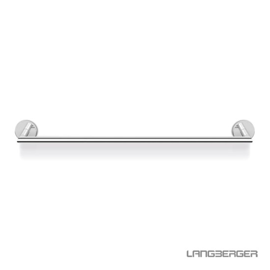 Langberger Πετσετοκρεμάστρα σταθερή μονή 60cm, Χρωμέ