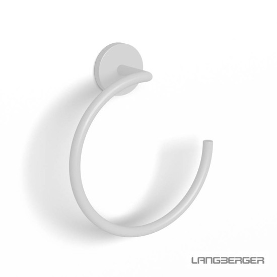 Langberger Κρίκος πετσετών, White Matt