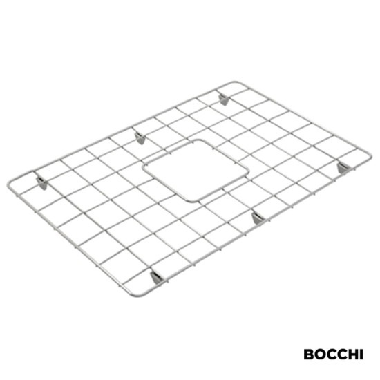Bocchi, Σχάρα προστασίας Inox 58x41,5cm, για πυθμένα νεροχύτη κουζίνας από πορσελάνη.