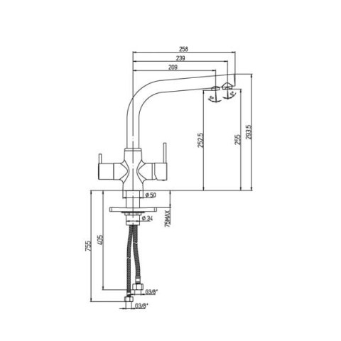 ARGO SONDRIO ΜΠΑΤ. ΚΟΥΖΙΝΑΣ ΧΡΩΜΕ ΤΡΙΩΔΗ