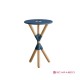 Scarabeo Cross, Έπιπλο μπάνιου Φ52cm, Υψος 76cm χωρίς οπή, Antique Ocean 56 (Blu)