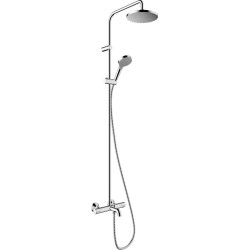 Hansgrohe Vernis Blend, Θερμοστατική Στήλη 200, 1Jet. 3ων Εξόδων, Χρωμέ