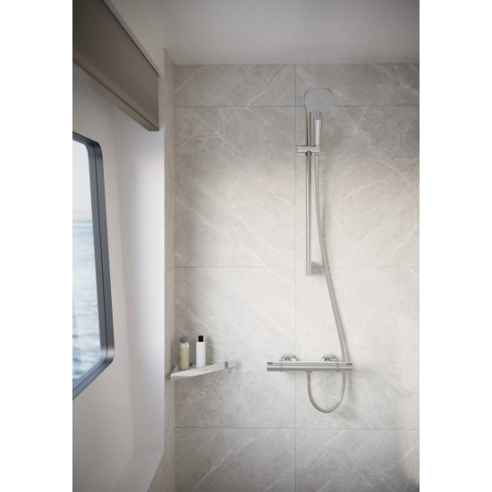 Hansgrohe Vernis Blend Βέργα Crometta 65cm, με Τηλέφωνο και Σπιράλ, Χρωμέ