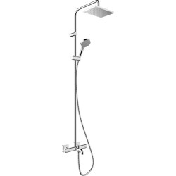 Hansgrohe Vernis Shape, Θερμοστατική Στήλη 230, 3ων Εξόδων, Χρωμέ