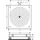 Hansgrohe Raindance, Κεφαλή 260Χ260, Χρωμέ.
