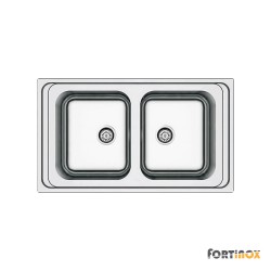 Fortinox Νεροχύτης Arena 86x50 Inox Λείο Fortinox Νεροχύτης Arena 86x50 Inox Λείο