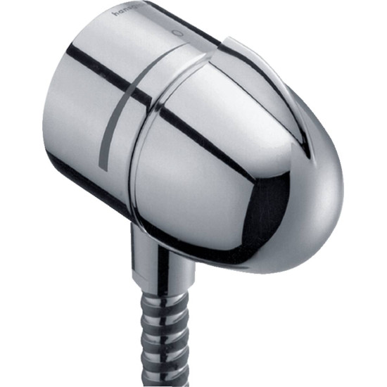 Hansgrohe FixFit, Διακόπτης μισής στροφής με βαλβίδα αντεπιστροφής, Χρωμέ.