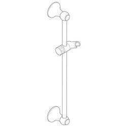 Hansgrohe Axor Terrano Βέργα 90cm με Σπιράλ και Τηλέφωνο 2 Λειτουργιών, Χρωμέ Hansgrohe Axor Terrano Βέργα 90cm με Σπιράλ και Τηλέφωνο 2 Λειτουργιών, Χρωμέ