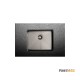 Fortinox Squadro 55x44cm, Υποκαθήμενος Νεροχύτης, Inox Black Brushed