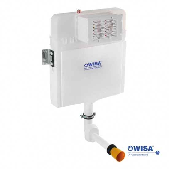 Wisa Basic Slim, Εντοιχιζόμενο καζανάκι για λεκάνες υψηλής πίεσης.