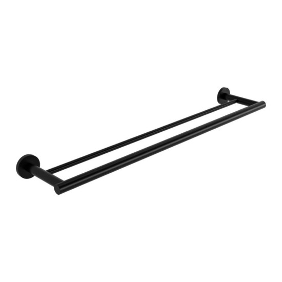 Verdi Omicron, Μονή πετσετοθήκη 60cm, Black Mat