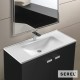 Serel Slim, Νιπτήρας Κρεμαστός - Επικαθήμενος, 120x46cm, Λευκός