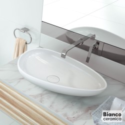 Bianco Ceramica Monza Νιπτήρας 58x37 White