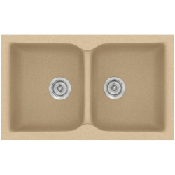 Sanitec Classic 322, Νεροχύτης 81x50cm, Granite Cappucino Sanitec Classic 322, Νεροχύτης 81x50cm, Granite Cappucino