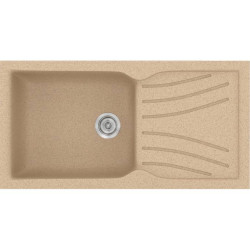 Sanitec Classic 324, Νεροχύτης 100x50cm, Granite Beige Sanitec Classic 324, Νεροχύτης 100x50cm, Granite Beige