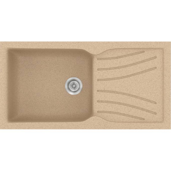 Sanitec Classic 324, Νεροχύτης 100x50cm, Granite Beige
