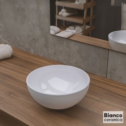Bianco Ceramica Valera Νιπτήρας Φ26 White