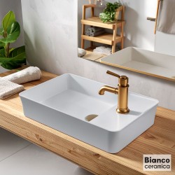 Bianco Ceramica Lina Νιπτήρας 64x39,5 White