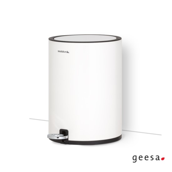 Geesa, Χαρτοδοχείο Επιδαπέδιο 3L, White Matt