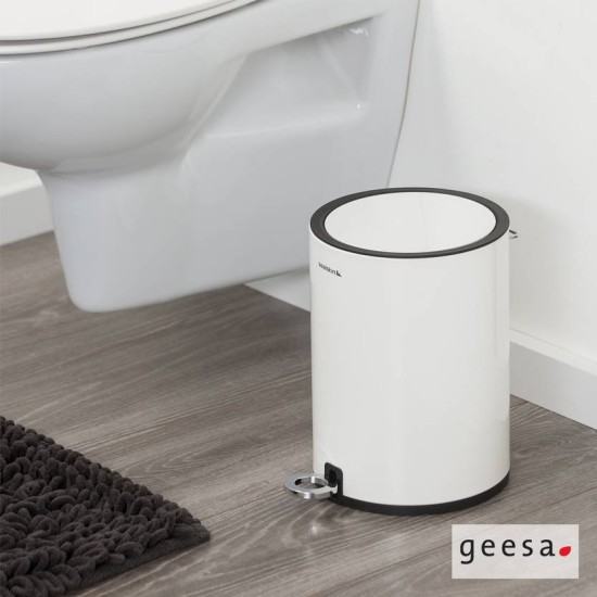 Geesa, Χαρτοδοχείο Επιδαπέδιο 3L, White Matt