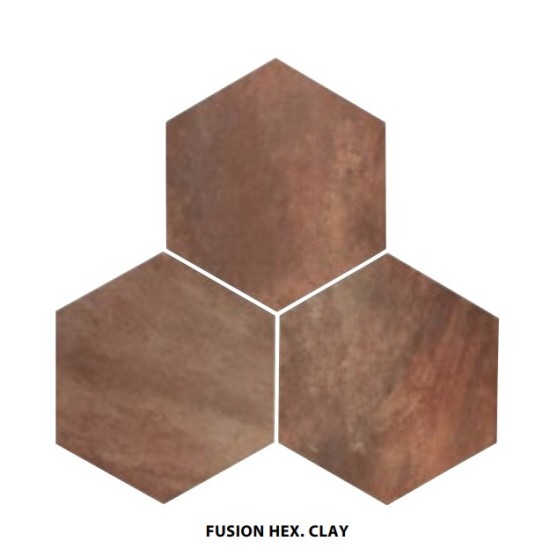 Natucer Fusion Clay Hex. 36x41,5cm A'