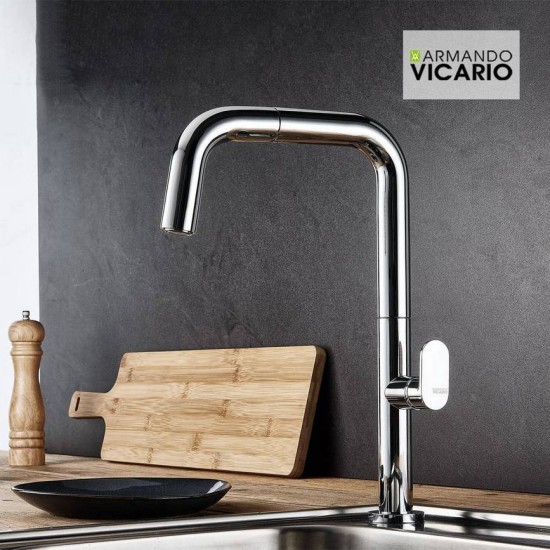 Armando Vicario Eva , Μπαταρία Κουζίνας Chrome Armando Vicario Eva , Μπαταρία Κουζίνας Chrome