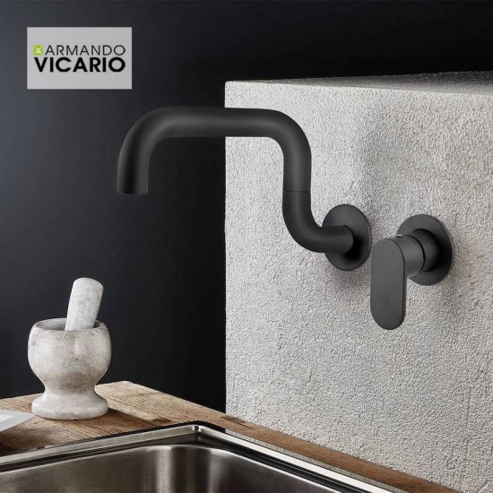 Armando Vicario Laundry, Επίτοιχη Μπαταρία Κουζίνας Black Matt Armando Vicario Laundry, Επίτοιχη Μπαταρία Κουζίνας Black Matt