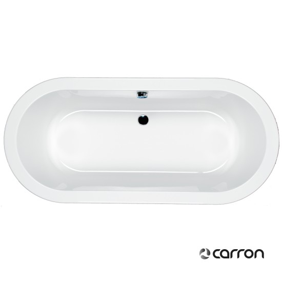 Carron Haiku 175x80cm, Μπανιέρα Ελεύθερης Τοποθέτησης Carronite, Λευκή