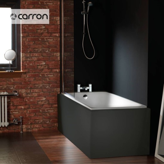 Carron Profile Low-Rim170x70cm, Μπανιέρα Carronite, White Matt