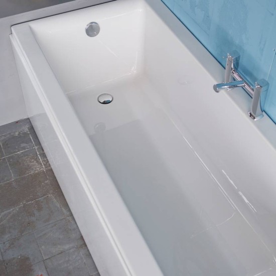 Carron Urban 170x725cm, Μπανιέρα Carronite, Λευκή
