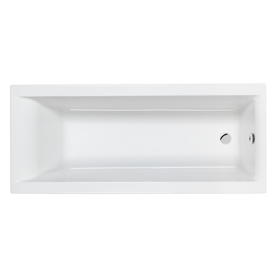 Carron Urban 170x725cm, Μπανιέρα Carronite, Λευκή