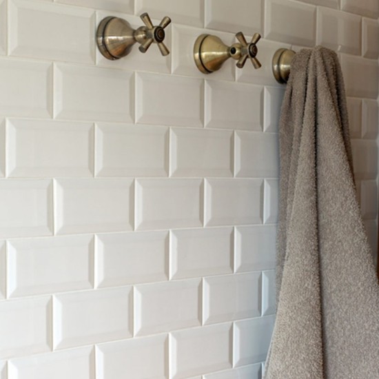 Jie Jobasan Metro Blanco Brillo 10x20cm A'