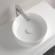 Villeroy & Boch Colaro, Επιτραπέζιος Νιπτήρας Φ40cm, Χωρίς Υπερχείλιση, White Alpin