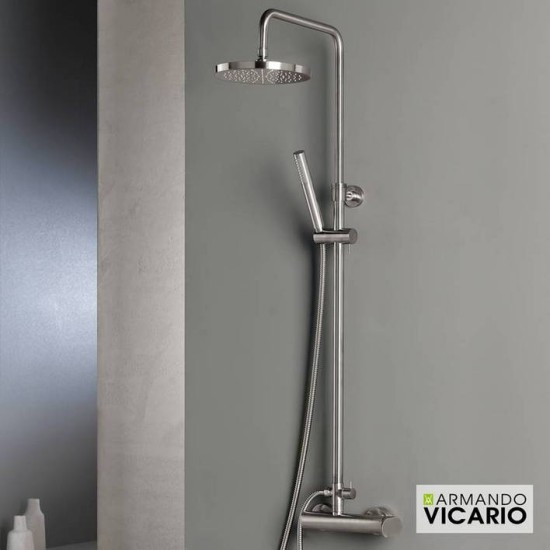 Armando Vicario Slim, Στήλη Ντούς 2 Εξόδων, Inox