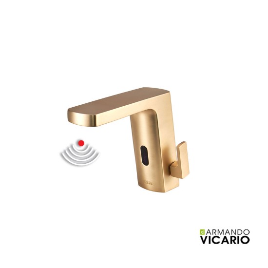 Armando Vicario Sensi Μπαταρία Νιπτήρος Ηλεκτρονική Brushed Gold