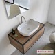 Scarabeo Glam, Νιπτήρας Ελεύθερης Τοποθέτησης 56x39cm, Λευκός