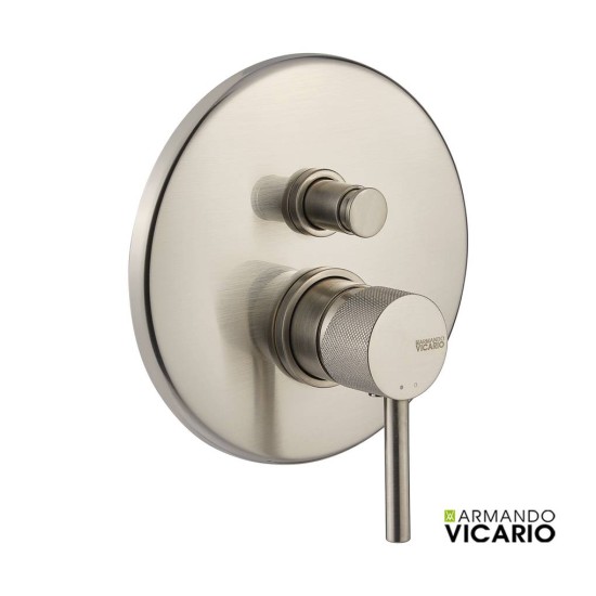 Armando Vicario Industrial, Μίκτης Εντοιχισμού 2 εξόδων με Εκτροπέα, Inox