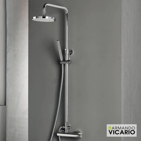 Armando Vicario Industrial, Στήλη Ντους 2 Εξόδων, Chrome