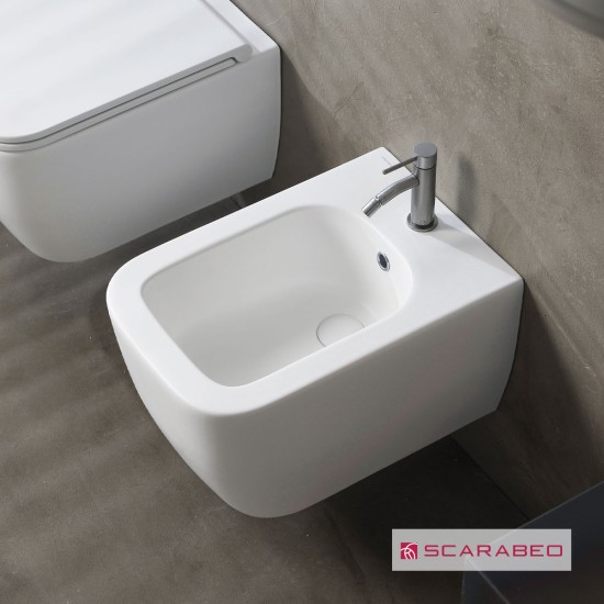 Scarabeo Teorema 2.0, Επίτοιχος Μπιντές 52cm, White