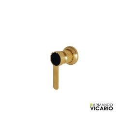 Armando Vicario Lumiere Μίκτης Εντοιχισμού 1 Εξόδου Brushed Gold